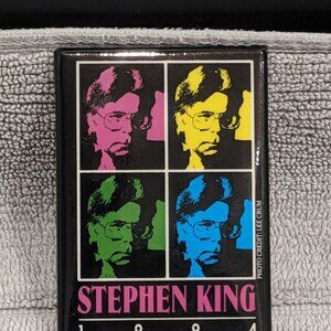 Vintage Signet Books 1994 Stephen King Promo Pin Button Promotional Pin-back